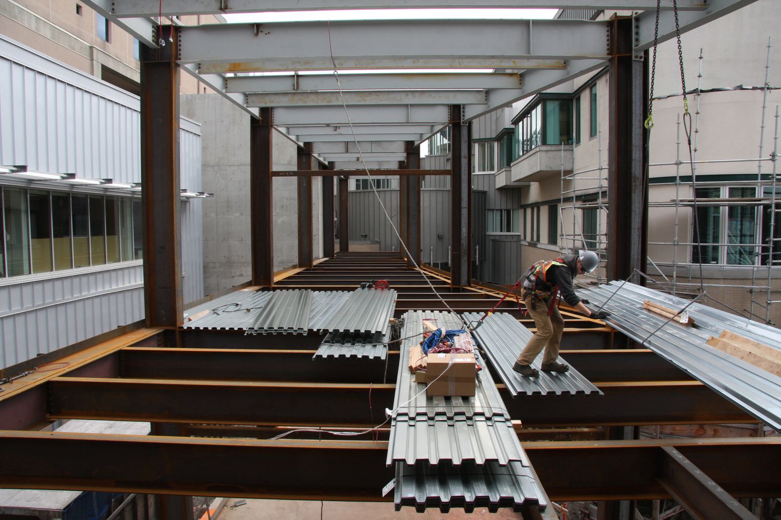 Structural steel fabrication